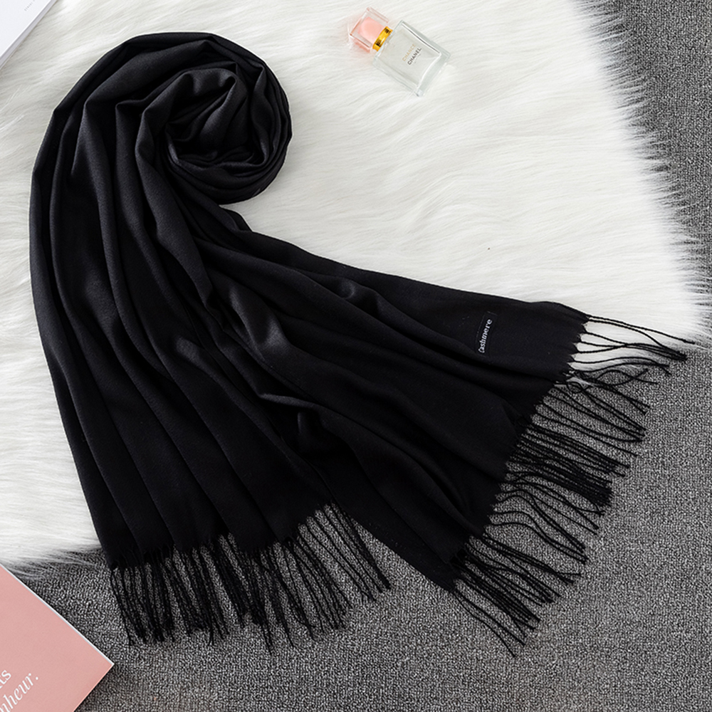 Fashion Solid Scarf Women Cash – Shawl Wrap Winter Bewertung und Preis