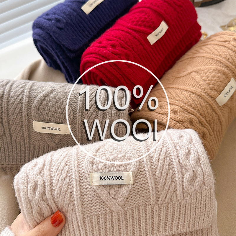 Luxury 100% Wool Scarf Women M – Wool Scarf Men Bewertung und Preis
