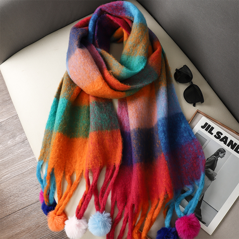 Luxury Plaid Scarf Winter Warm – Cashmere Pashmina Wrap Bewertung und Preis