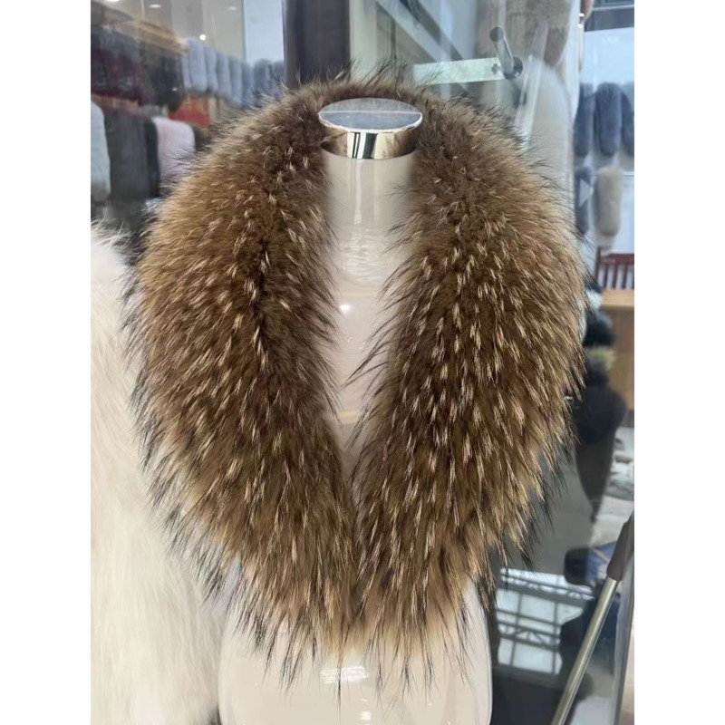 Raccoon Fur Collar Female Wint – Shawl Wrap Winter Bewertung und Preis