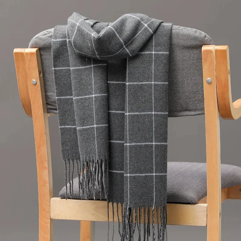 2024 New Winter Men Scarf Keep – Wool Scarf Men Bewertung und Preis