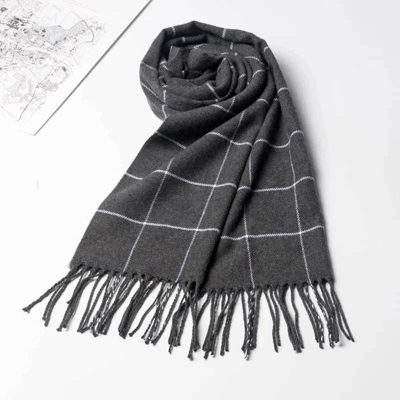 2024 New Winter Men Scarf Keep – Wool Scarf Men Bewertung und Preis