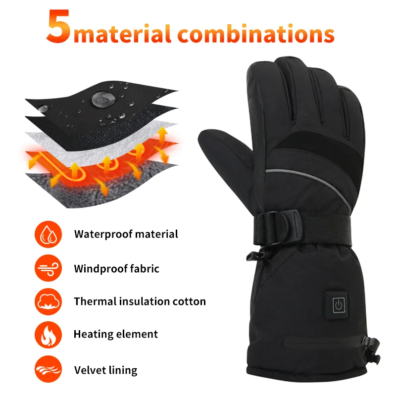 USB Rechargeable Heated Motorc – Touch Screen Gloves Bewertung und Preis