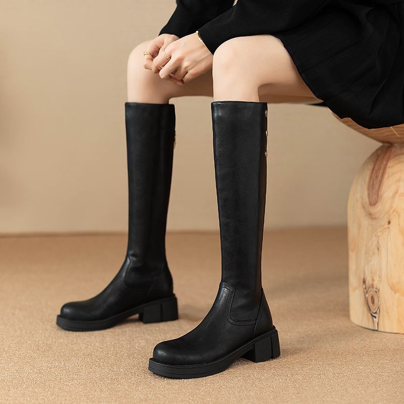 Autumn Winter Middle Heel Ladi – Waterproof Winter Boot Bewertung und Preis
