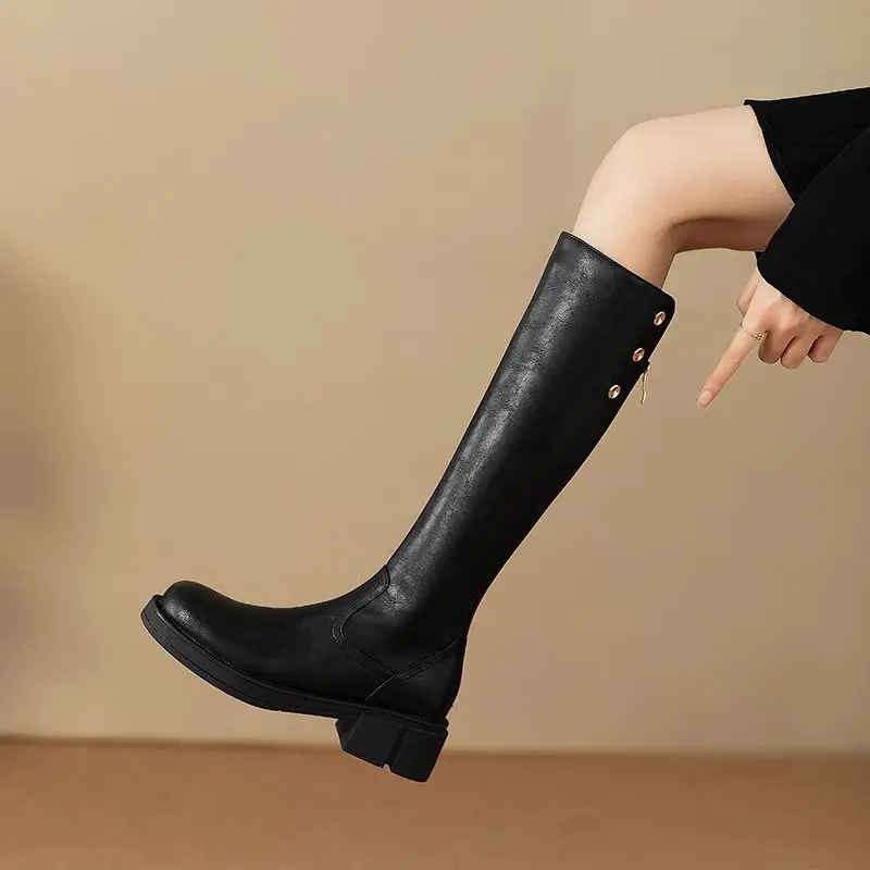 Autumn Winter Middle Heel Ladi – Waterproof Winter Boot Bewertung und Preis